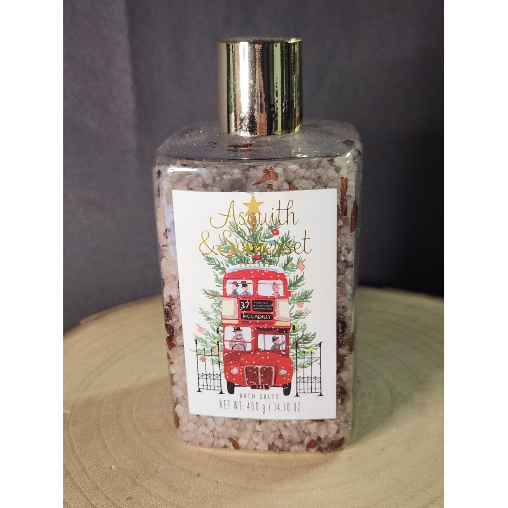 Asquith & Somerset Winter Rose~ Bath Salts 14.10 Oz Bottle‎ Holiday Christmas